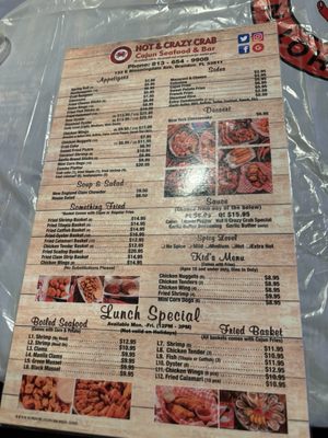 Menu photo 3 Hot N Crazy Crab Brandon, FL