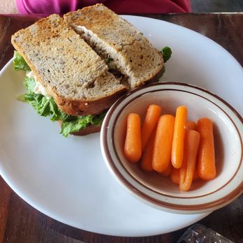 Corner Bakery Cafe - Albacore Tuna Salad sandwich with side of baby carrots - Sandwiches Near Me - Redondo Beach, California