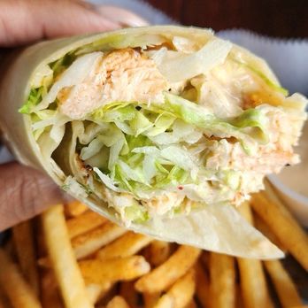 Street Meet - Salmon wrap and fries - Hot Dogs Near Me - Hilton Head Island, South Carolina Street Meet - Salmon wrap and fries - Hot Dogs Near Me - Hilton Head Island, South Carolina