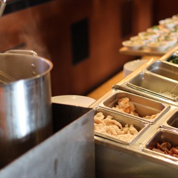 Panda Inn - Build Your Own Soup Bowl Station - Chinese Near Me - Pasadena, California
