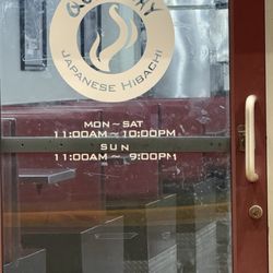 Quickway Japanese Hibachi - Hours