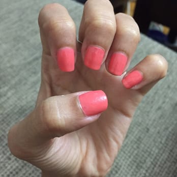 A N Nails - Nail polish started bubbling,don't know if it's from the poor quality of the polish or from the rush technique of the nail tech. - Nail Salons Near Me - New York, New York A N Nails - Nail polish started bubbling,don't know if it's from the poor quality of the polish or from the rush technique of the nail tech. - Nail Salons Near Me - New York, New York