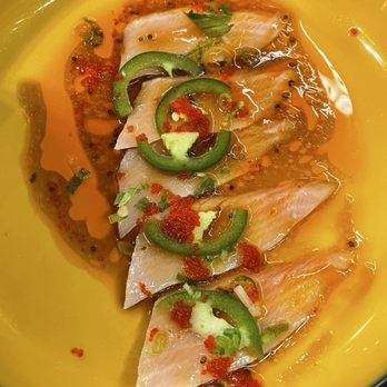 Must Be Cow - Hamachi carpaccio - Korean Near Me - Citrus Heights, California