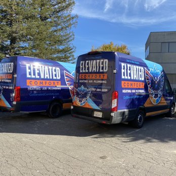Elevated Comfort - The vans look great - Heating & Air Conditioning/HVAC Near Me - Cotati, California Elevated Comfort - The vans look great - Heating & Air Conditioning/HVAC Near Me - Cotati, California