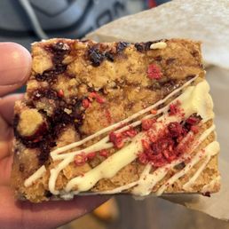 Raspberry White Chocolate Scone