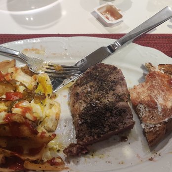 Ahern Hotel - Breakfast steak and potatoes. - Hotels Near Me - Las Vegas, Nevada Ahern Hotel - Breakfast steak and potatoes. - Hotels Near Me - Las Vegas, Nevada
