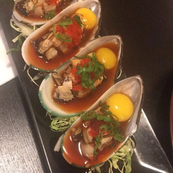 Itto Sushi - Mussel shooters! Must have!! - Sushi Bars Near Me - Midvale, Utah