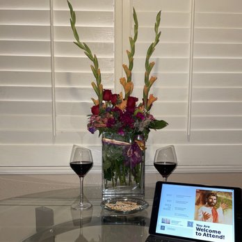 Bella Floral LV - Tropical purple arrangement - Floral Designers Near Me - Las Vegas, Nevada Bella Floral LV - Tropical purple arrangement - Floral Designers Near Me - Las Vegas, Nevada