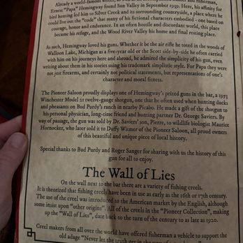 Pioneer Saloon - Museum stuff - Steakhouses Near Me - Ketchum, Idaho