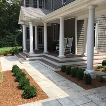 Torrison Stone & Garden - Formal walkway and boxwood border. - Landscape Architects or Designers Near Me - Durham, Connecticut Torrison Stone & Garden - Formal walkway and boxwood border. - Landscape Architects or Designers Near Me - Durham, Connecticut