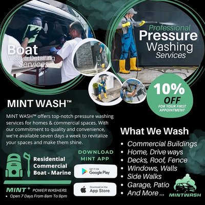 Home & Commercial Wash & Cleaning - Exterior Surface Cleaning
Our exterior surface cleaning service safely removes dirt, grime, mold, and algae from your home's siding, brick, stucco, and more. We adjust the pressure and cleaning solution to suit each surface, ensuring a thorough yet gentle cleaning process.
Driveway & Walkway Pressure Washing
Our driveway and walkway pressure washing service eliminates unsightly stains, oil spills, and grime from your concrete, asphalt, or paver surfaces. This not only improves your property's appearance but also helps prevent slips and falls.
Roof & Gutter Cleaning
Our roof and gutter cleaning service helps protect your home from potential water damage by removing debris, leaves, and clogs from your gutter system. We also safely remove algae, moss, and lichen from your roof, prolonging its lifespan.
Deck & Fence Restoration
Our deck and fence restoration service revitalizes your wooden or composite surfaces by removing dirt, mildew, and discoloration. We also offer sealing and staining services to protect and enhance the appearance of your deck or fence. Home & Commercial Wash & Cleaning - Exterior Surface Cleaning
Our exterior surface cleaning service safely removes dirt, grime, mold, and algae from your home's siding, brick, stucco, and more. We adjust the pressure and cleaning solution to suit each surface, ensuring a thorough yet gentle cleaning process.
Driveway & Walkway Pressure Washing
Our driveway and walkway pressure washing service eliminates unsightly stains, oil spills, and grime from your concrete, asphalt, or paver surfaces. This not only improves your property's appearance but also helps prevent slips and falls.
Roof & Gutter Cleaning
Our roof and gutter cleaning service helps protect your home from potential water damage by removing debris, leaves, and clogs from your gutter system. We also safely remove algae, moss, and lichen from your roof, prolonging its lifespan.
Deck & Fence Restoration
Our deck and fence restoration service revitalizes your wooden or composite surfaces by removing dirt, mildew, and discoloration. We also offer sealing and staining services to protect and enhance the appearance of your deck or fence.
