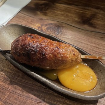 Ippuku - Minced chicken with egg yolk - Bars Near Me - Berkeley, California