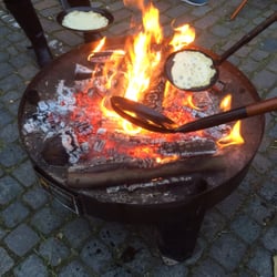 Kulturnatten I København - Make your own pancakes on an open fire at Kulturnatten 2015 - Copenhagen