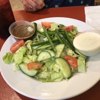 Bella Sera Pizza - Garden house salad (onions on the side) - Pizza Near Me - Fort Lauderdale, Florida