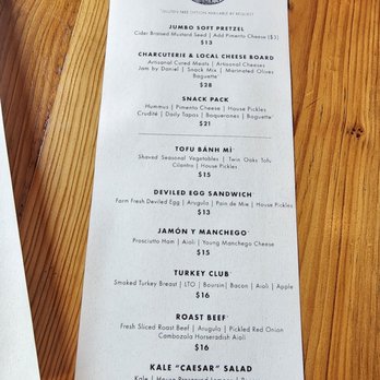 Potter's Craft Cider - Food menu - Cideries Near Me - Charlottesville, Virginia