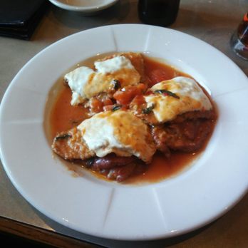 Bensi Restaurant Caterers - Veal Sorrentino. Small but seems about what I ordered. Warm enough. - Pizza Near Me - Denville, New Jersey
