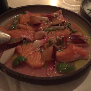 The Morris - Trout crudo - New American Near Me - San Francisco, California