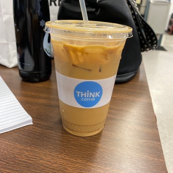 Think Coffee - Large Spanish Latte w/ oatmilk - Coffee & Tea Near Me - New York, New York Think Coffee - Large Spanish Latte w/ oatmilk - Coffee & Tea Near Me - New York, New York