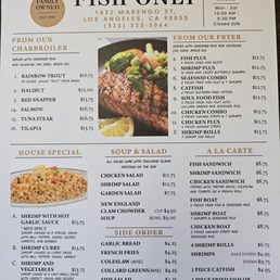 New menu and prices!