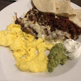 Lydia's Cafe - Pork & Chorizo Hash (choice of corn or flour tortilla) - Breakfast & Brunch Near Me - Rockford, Illinois Lydia's Cafe - Pork & Chorizo Hash (choice of corn or flour tortilla) - Breakfast & Brunch Near Me - Rockford, Illinois