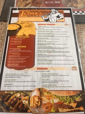 Menu photo 1 Elmo's Grill West Columbia, TX Menu photo 1 Elmo's Grill West Columbia, TX