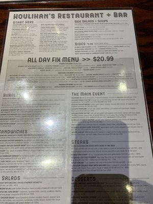 Menu photo 2 Houlihan's Holmdel, NJ