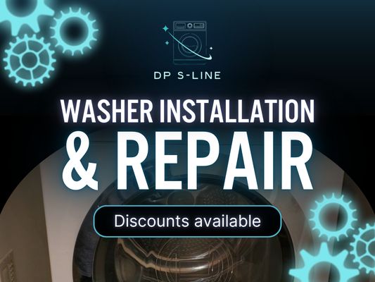 Washer Installation & Repair - Sline DP Appliance Repair provides expert washer installation and repair services to keep your laundry routine efficient and hassle-free. Our skilled technicians handle all brands and models, ensuring optimal performance and longevity. Whether you're installing a new unit or repairing an existing one, we offer prompt and professional service.
Using our washer services means you avoid the frustration of leaks, improper connections, or operational issues. Trust Sline DP Appliance Repair for reliable solutions that save you time and money. Enjoy our special offers: 15% off for seniors and people with disabilities, and $50 off your second repair. Washer Installation & Repair - Sline DP Appliance Repair provides expert washer installation and repair services to keep your laundry routine efficient and hassle-free. Our skilled technicians handle all brands and models, ensuring optimal performance and longevity. Whether you're installing a new unit or repairing an existing one, we offer prompt and professional service.
Using our washer services means you avoid the frustration of leaks, improper connections, or operational issues. Trust Sline DP Appliance Repair for reliable solutions that save you time and money. Enjoy our special offers: 15% off for seniors and people with disabilities, and $50 off your second repair.