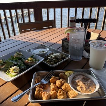 The Waterfront - Mahi bites, deviled eggs and street cauliflower - Seafood Near Me - Daphne, Alabama The Waterfront - Mahi bites, deviled eggs and street cauliflower - Seafood Near Me - Daphne, Alabama