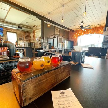 Textile Brewing Company - We sat at the bar and enjoyed a couple flights. - Brewpubs Near Me - Dyersville, Iowa Textile Brewing Company - We sat at the bar and enjoyed a couple flights. - Brewpubs Near Me - Dyersville, Iowa