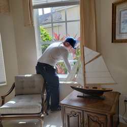 Oceanside Home Watch - We check the windows to make sure they are locked and no sign of water intrusion.