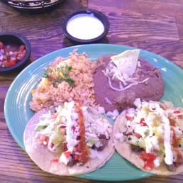 2 Tacos Plate Lunch Special