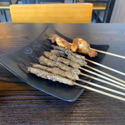 Mr O Grill - Lamb Skewers and Chicken Wings (Touch Spicy)