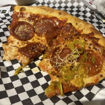 Secret Pizza - The two slices I got - Pizza Near Me - Las Vegas, Nevada Secret Pizza - The two slices I got - Pizza Near Me - Las Vegas, Nevada