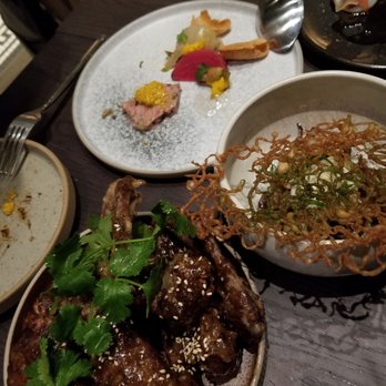 Published on Main - Published pate, duck wings, egg with thyme funnel cake and scallops in the background - Tapas/Small Plates Near Me - Vancouver, British Columbia Published on Main - Published pate, duck wings, egg with thyme funnel cake and scallops in the background - Tapas/Small Plates Near Me - Vancouver, British Columbia