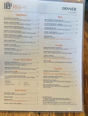 Menu photo 6 NEP Cafe Fountain Valley, CA Menu photo 6 NEP Cafe Fountain Valley, CA