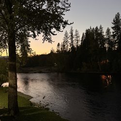 Miguel's Mexican Cuisine - River from deck at sunset