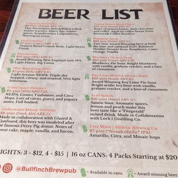 Bullfinch Brewpub - Looking forward to trying some local beer! - Brewpubs Near Me - Syracuse, New York