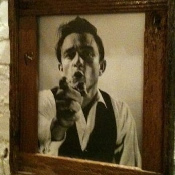 Yardbird Table & Bar - Mr Cash made the big times: bathroom art - Southern Near Me - Miami Beach, Florida Yardbird Table & Bar - Mr Cash made the big times: bathroom art - Southern Near Me - Miami Beach, Florida