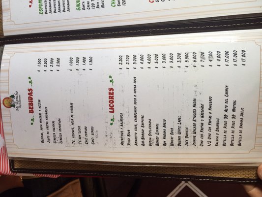 Menu photo 3 Mi Rancho Santiago, RM