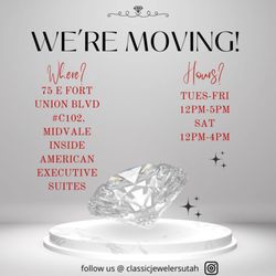 Classic Jewelers Exchange - Classic Jewelers has moved! Come visit us at our new location in Midvale UT. Inside American Executive Office Suites!