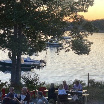 Abel's Lobster - Water view outdoor seating - Seafood Near Me - Mount Desert, Maine