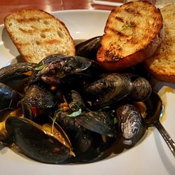 Downtown Kitchen - Best thing on the menu. Mussels with a curry broth. Also best mussels I have ever had. That says a lot.