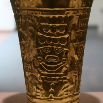 Worcester Art Museum - Cup; Peru, North Coast, Sican culture; 850-1050; gold - Art Museums Near Me - Worcester, Massachusetts Worcester Art Museum - Cup; Peru, North Coast, Sican culture; 850-1050; gold - Art Museums Near Me - Worcester, Massachusetts