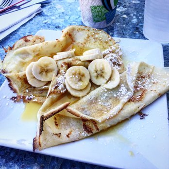 Straw Market - Crepe with banana and an orange reduction. - Breakfast & Brunch Near Me - Salt Lake City, Utah