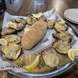 Chargrilled oysters