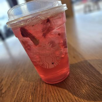 Starbucks - Strawberry acai refrigerator with peach juice and two pumps of guava 3/5 - Coffee & Tea Near Me - Boise, Idaho Starbucks - Strawberry acai refrigerator with peach juice and two pumps of guava 3/5 - Coffee & Tea Near Me - Boise, Idaho