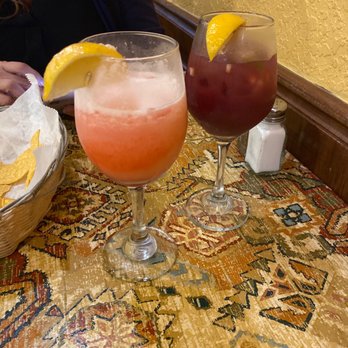 Servando's - Pina Colada (I drank some already) and sangria - Mexican Near Me - Winter Garden, Florida