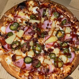 Hawaiian BBQ no onion add jalapeño
