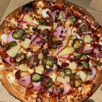 2 For 1 Pizza - Hawaiian BBQ no onion add jalapeño - Pizza Near Me - Los Angeles, California
