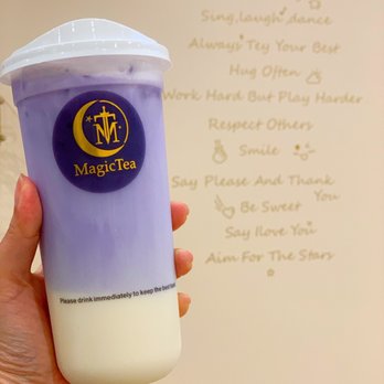 Magic Tea - Taro Milk Tea . Creamy texture, good price. $4.5 - Juice Bars & Smoothies Near Me - La Verne, California Magic Tea - Taro Milk Tea . Creamy texture, good price. $4.5 - Juice Bars & Smoothies Near Me - La Verne, California